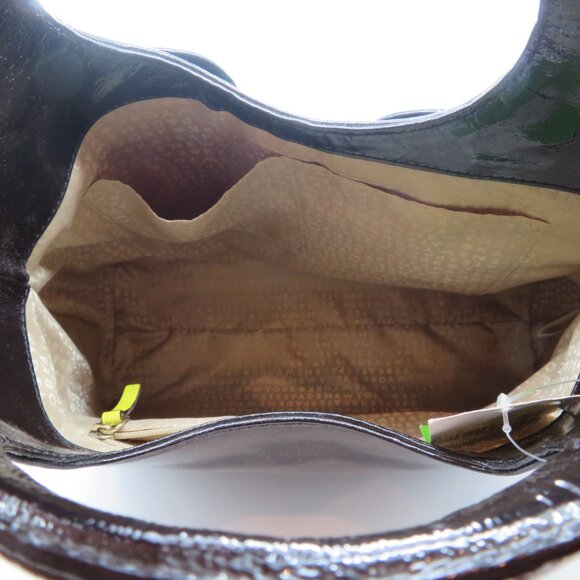 Women Handheld Brown Owl Patent Leather Suede Purse Bag Kate Spade Maximillian - Picture 16 of 16